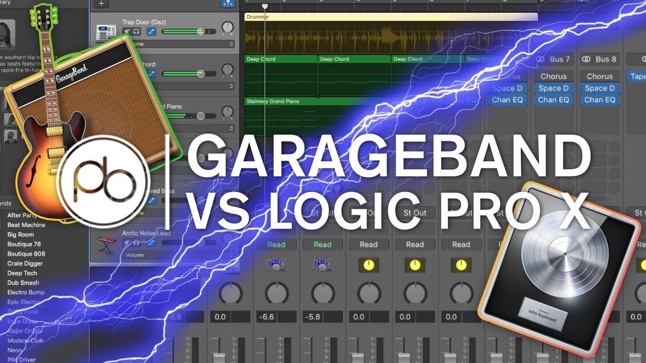 Garageband vs Logic Pro